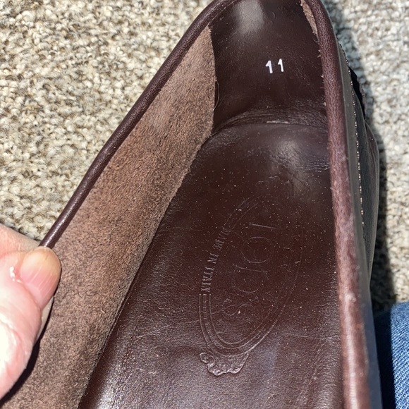 TOD's Leather Driving Loafers 11 - Picture 7 of 8